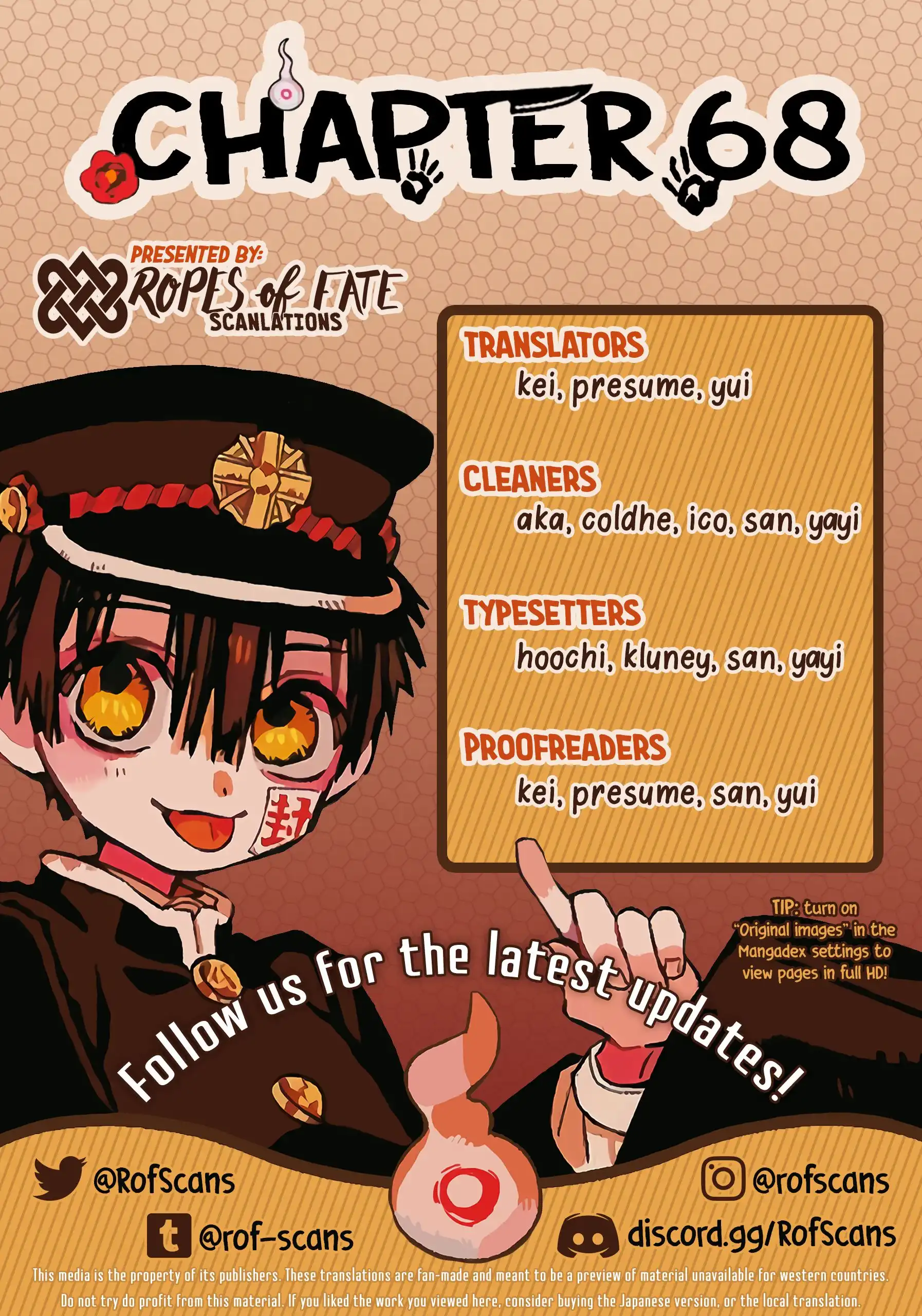 Jibaku Shounen Hanako-kun Chapter 68 1